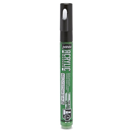 [201523] PEBEO ACRYLIC MARKER 4MM TIP GREEN