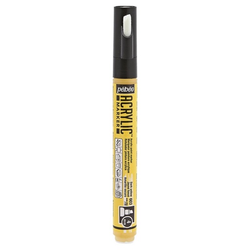 [201603] PEBEO ACRYLIC MARKER CHIESEL TP4MM DARK YELLOW