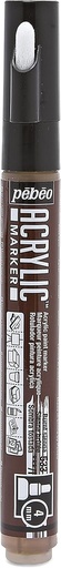 [201633] PEBEO ACRYLIC MARKER TIP 4MM BURNT SIENNA