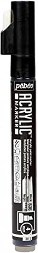 [201636] PEBEO ACRYLIC MARKER CHIESEL TIP 4MM BLACK