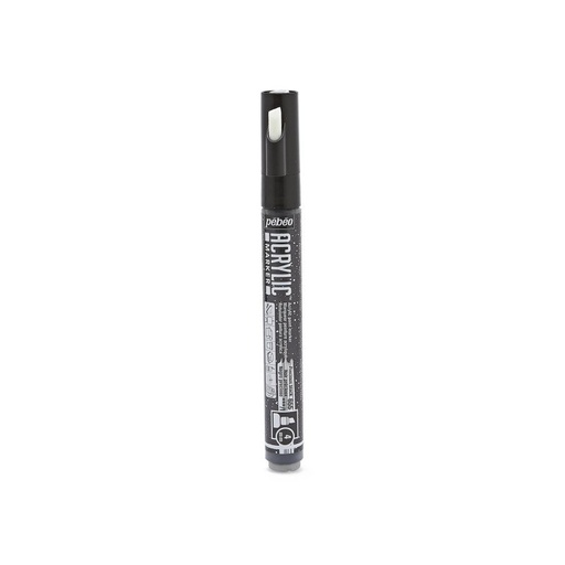 [201655] PEBEO ACRYLIC MARKER CHIESEL TIP 4MM PRECIOUS BLACK 