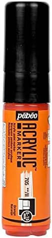 [201705] PEBEO ACRYLIC MARKER 5-15MM TIP ORANGE
