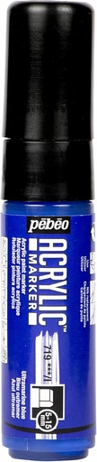 [201719] PEBEO ACRYLIC MARKER 5-15MM TIP ULTRAMARINE BLUE