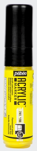 [201741] PEBEO ACRYLIC MARKER 5-15MM TP FLUO YELLOW