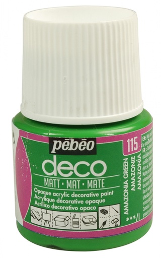 [204115] PEBEO DECO MATT 45ML AMAZONIA GREEN