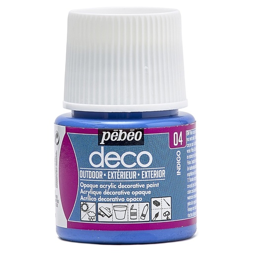 [204404] PEBEO DECO OUTDOOR 45 ML INDIGO