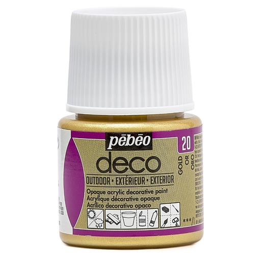 [204420] PEBEO DECO OUTDOOR 45ML GOLD