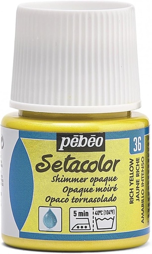 [295-036] PEBEO SETA OPAQ SHIMMER 45ML RICH YELLOW
