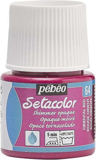 [295-064] PEBEO SETA OPAQ SHIMMER 45ML ORIENT RED