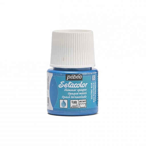 [295-069] PEBEO SETA OPAQ SHIMMER 45ML ELECT BLUE