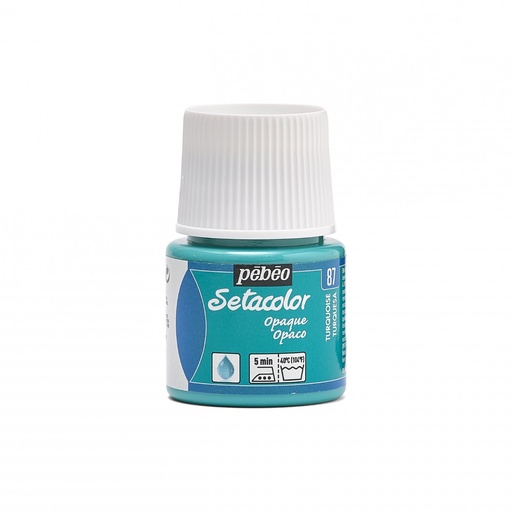 [295-087] PEBEO SETACOLOR OPAQUE 45ML TURQUOISE