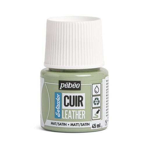 [295614] PEBEO SETACOLOR LEATHER 45ML SAUGE GREEN