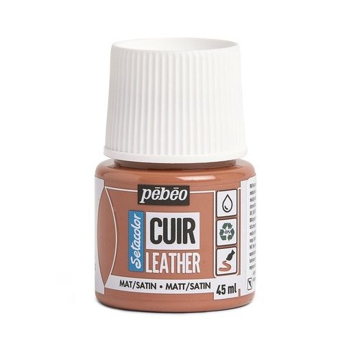 [295620] PEBEO SETACOLOR LEATHER 45ML TERRACOTTA