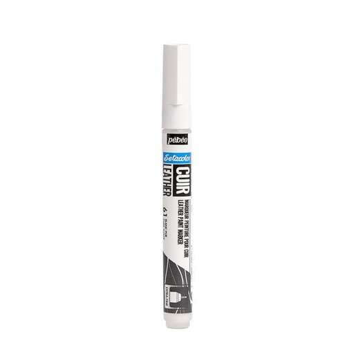 [295661] PEBEO SETACOLOR LEATHER MARKER PURE WHITE