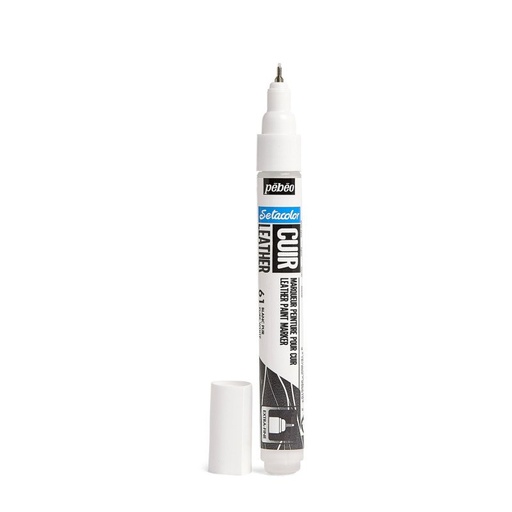 [295661] PEBEO SETACOLOR LEATHER MARKER PURE WHITE