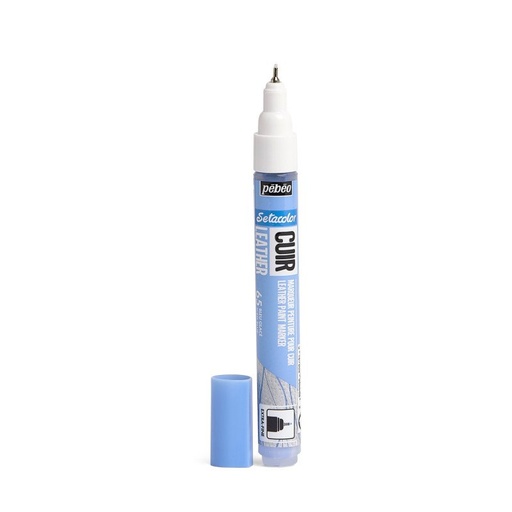 [295665] PEBEO SETACOLOR LEATHER MARKER ICED BLUE