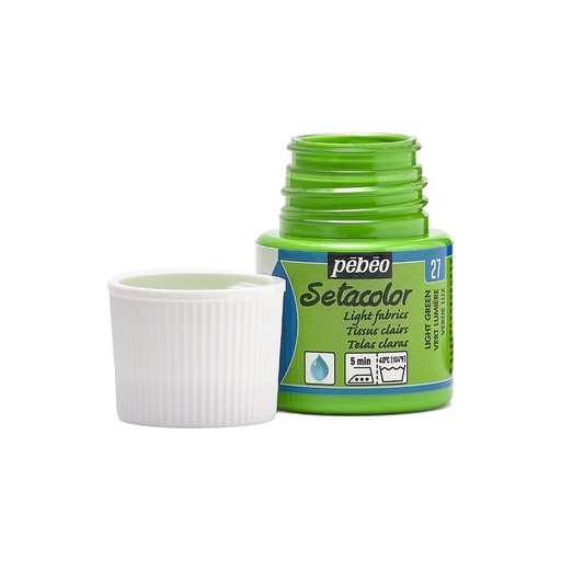 [329-027] PEBEO SETACOLOR LIGHT FABRIC 45ML LIGHT GREEN