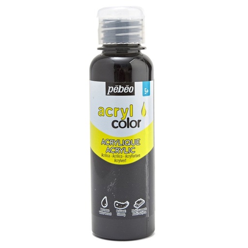 [364111] PEBEO ACRYLCOLOR 150ML BLACK