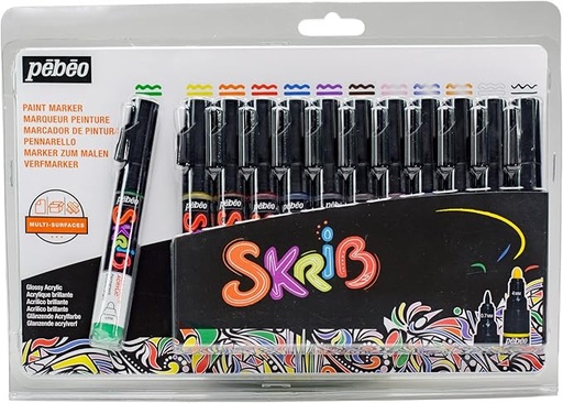 [371106] PEBEO SET 12MARKER ACRYLIC CLASSIC