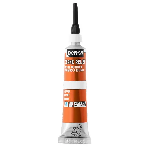 [480000] PEBEO CERNE RELIEF OUTLINER COPPER 20ML 480000