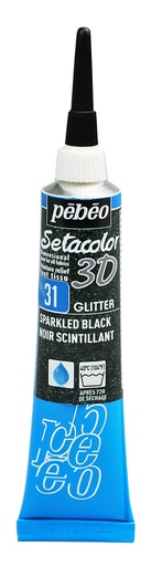 [557031] SETA 3D GLIT T20ML SCARKL BLCK