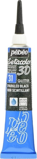 [557031] SETA 3D GLIT T20ML SPARKL BLACK
