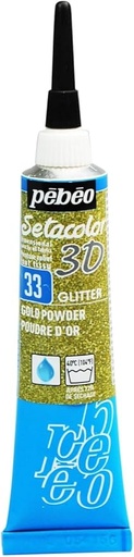[557033] PEBEO SETA 3D GLIT T20ML GOLD POWDER