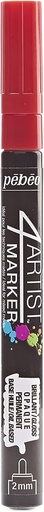 PEBEO 4ARTIST MARKER 2MM RED