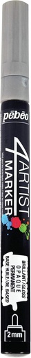 PEBEO 4ARTIST MARKER 2MM SILVER