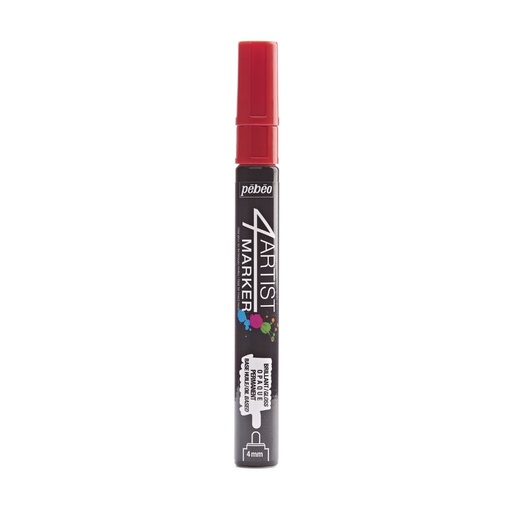 PEBEO 4ARTIST MARKER 4MM RED