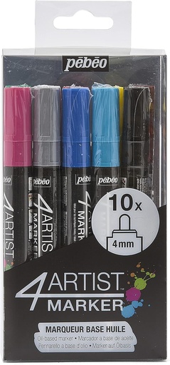 [580889] PEBEO 4ARTIST MARKER SET 10X4MM