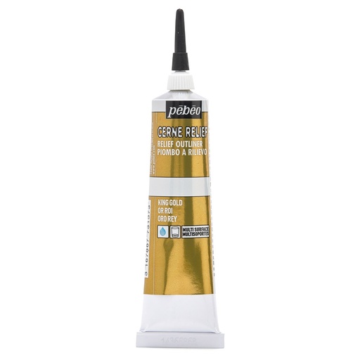 [773137] CERNE RELIEF OUTLINER KING GOLD  37ML 773137