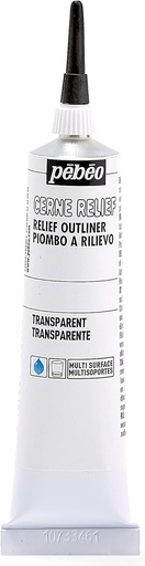 [773637] PEBEO TRANSPARENT RELIEF OUTLINER 37ML TUBE