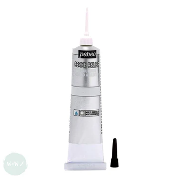 [774100] PEBEO SILVER CERNE RELIEF OUTLINER BLISTER T20ML 774100