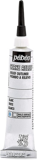 [778000] PEBEO RELIEF OUTLINER T20ML WHITE
