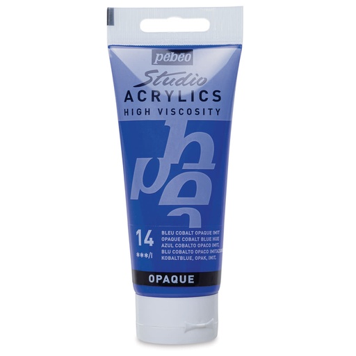 [831-014] PEBEO STUDIO ACRYLIC HV100ML COBALT BLUE HUE