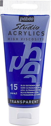 [831-015] PEBEO ACRYLIC STUDIO HV 100ML DARK ULTRAMARINE