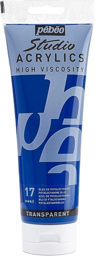 [831-017] PEBEO ACRYLIC STUDIO HV 100ML PHTHALOCYANINE BLUE