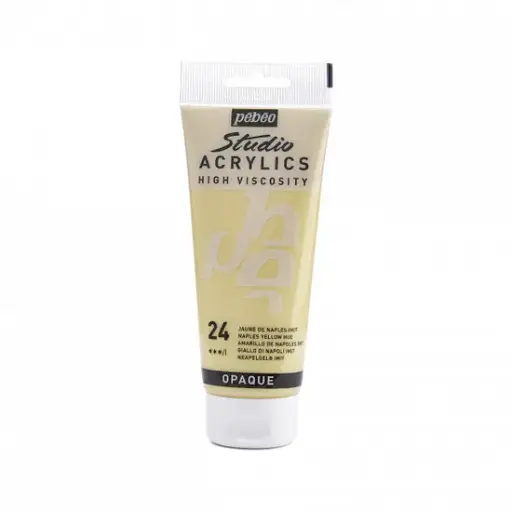 [831-024] PEBEO ACRYLIC STUDIO HV100ML NAPLES YELLOW HUE