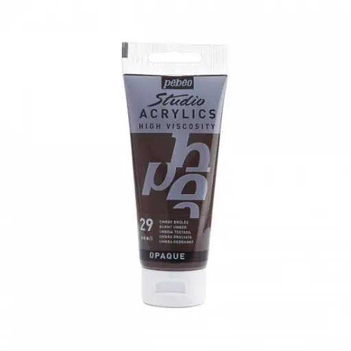 [831-029] PEBEO ACRYLIC STUDIO HV100ML BURNT UMBER