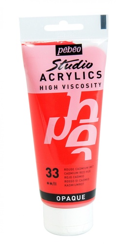 [831-033] PEBEO ACRYLIC STUDIO HV100ML CADMIUM RED HUE