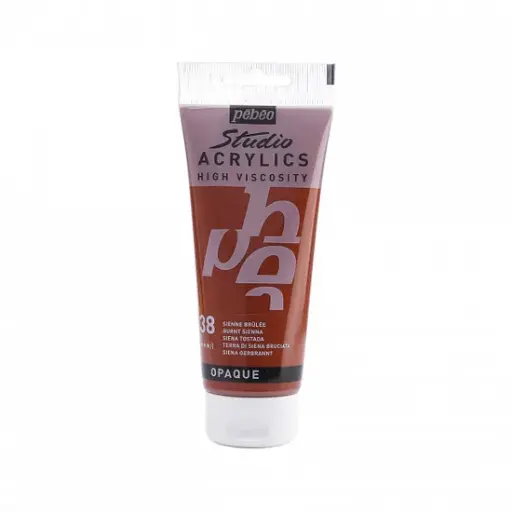 [831-038] PEBEO ACRYLIC STUDIO HV100ML BURNT SIENNA