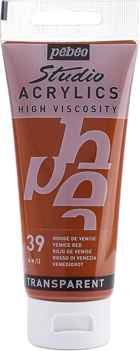 [831-039] PEBEO ACRYLIC STUDIO HV 100ML VENICE RED