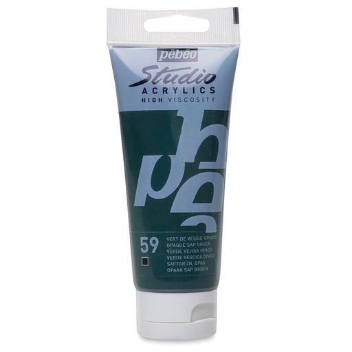 [831-059] PEBEO STUDIO ACRYLIC HV 100ML SAP GREEN