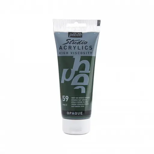 [831-059] PEBEO STUDIO ACRYLIC HV 100ML SAP GREEN