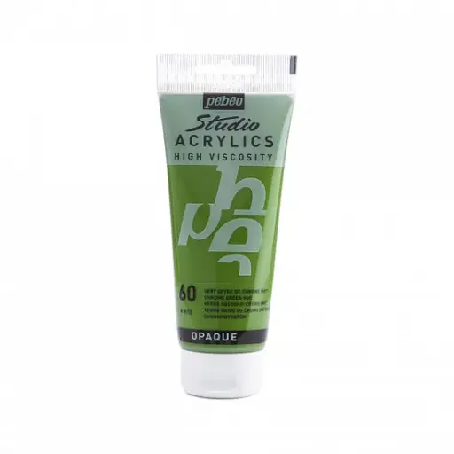 [831-060] PEBEO ACRYLIC STUDIO HV100ML CHROME GREEN HUE