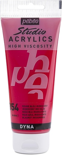 [832-354] PEBEO ACRYLIC STUDIO HV 100ML IRIDESCENT BLUE RED