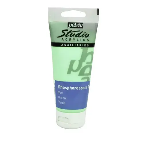 [832112] PEBEO STUDIO ACRYLIC T100ML GLOW DK GREEN
