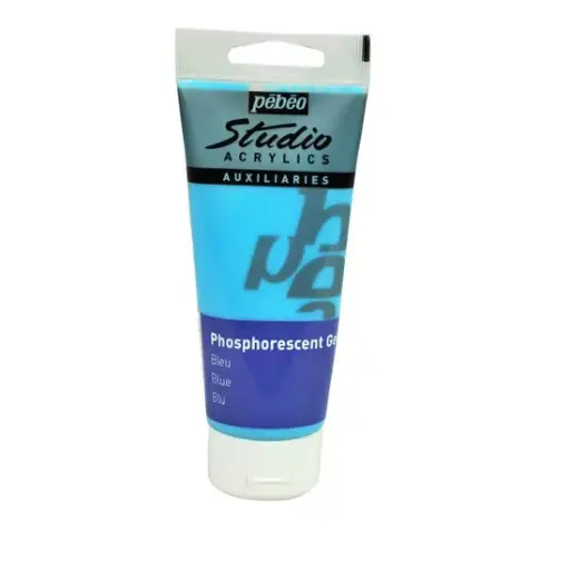 [832114] PEBEO STUDIO ACRYLIC 100ML GLOW DK BLUE