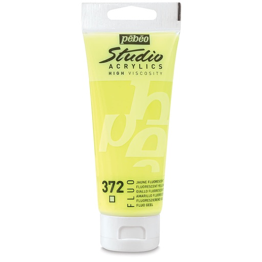 [832372] PEBEO STUDIO ACRYLIC 100ML FLUORESCENT YELLOW